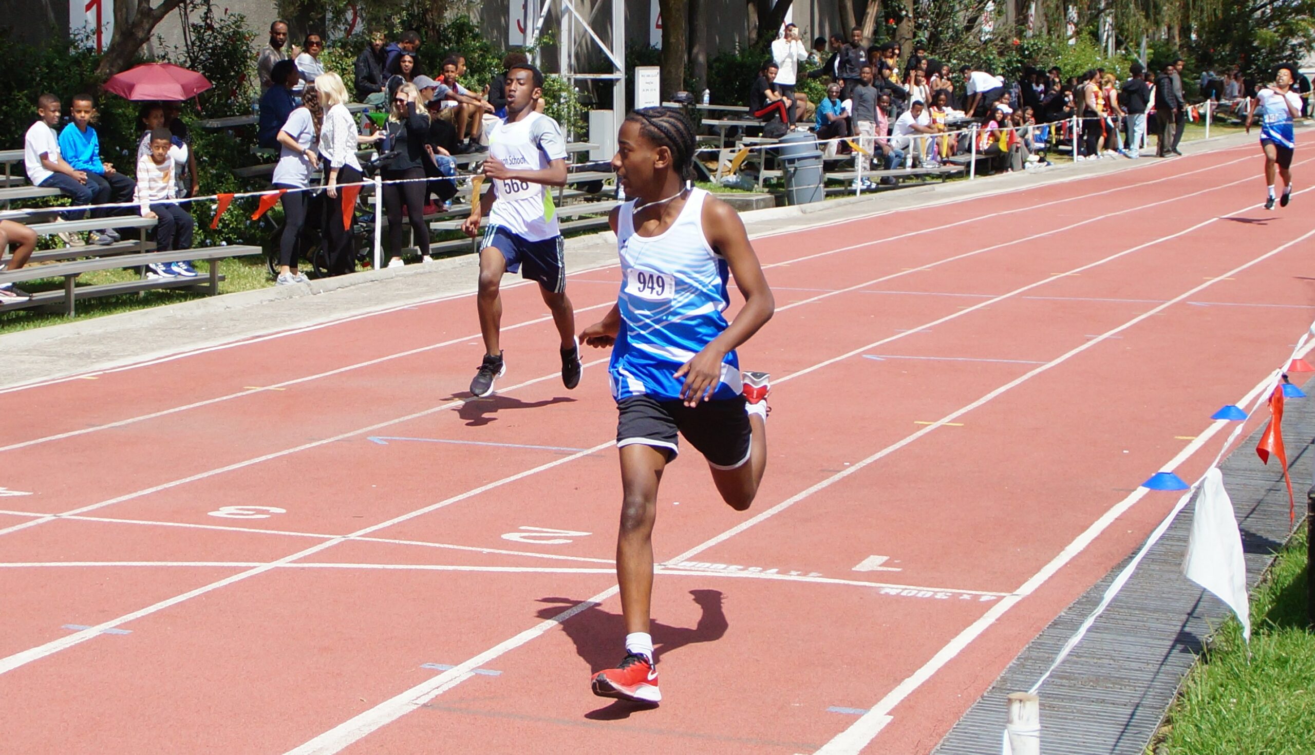 Track and field competition at the ICS