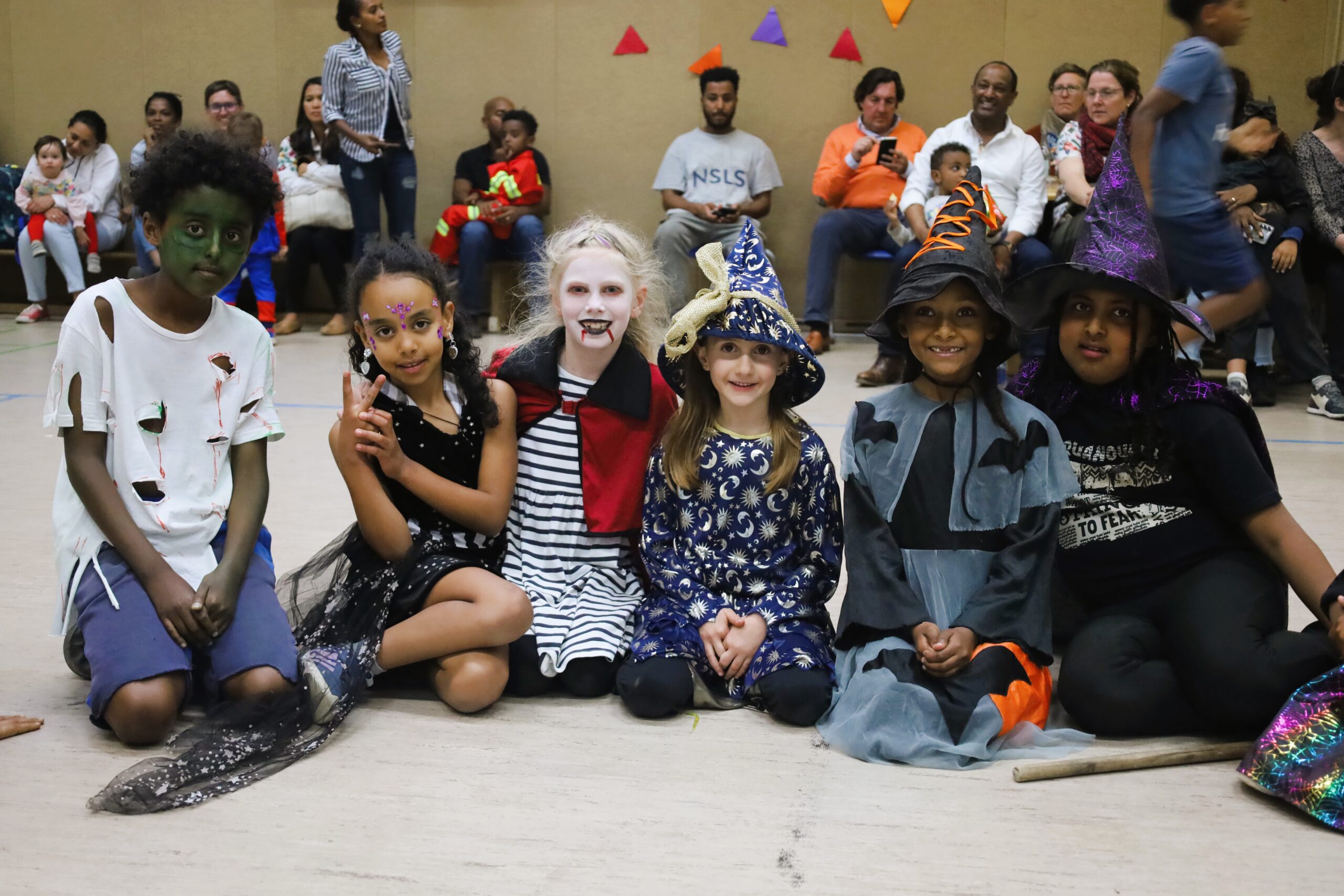 Student council costume party for preschool and elementary school