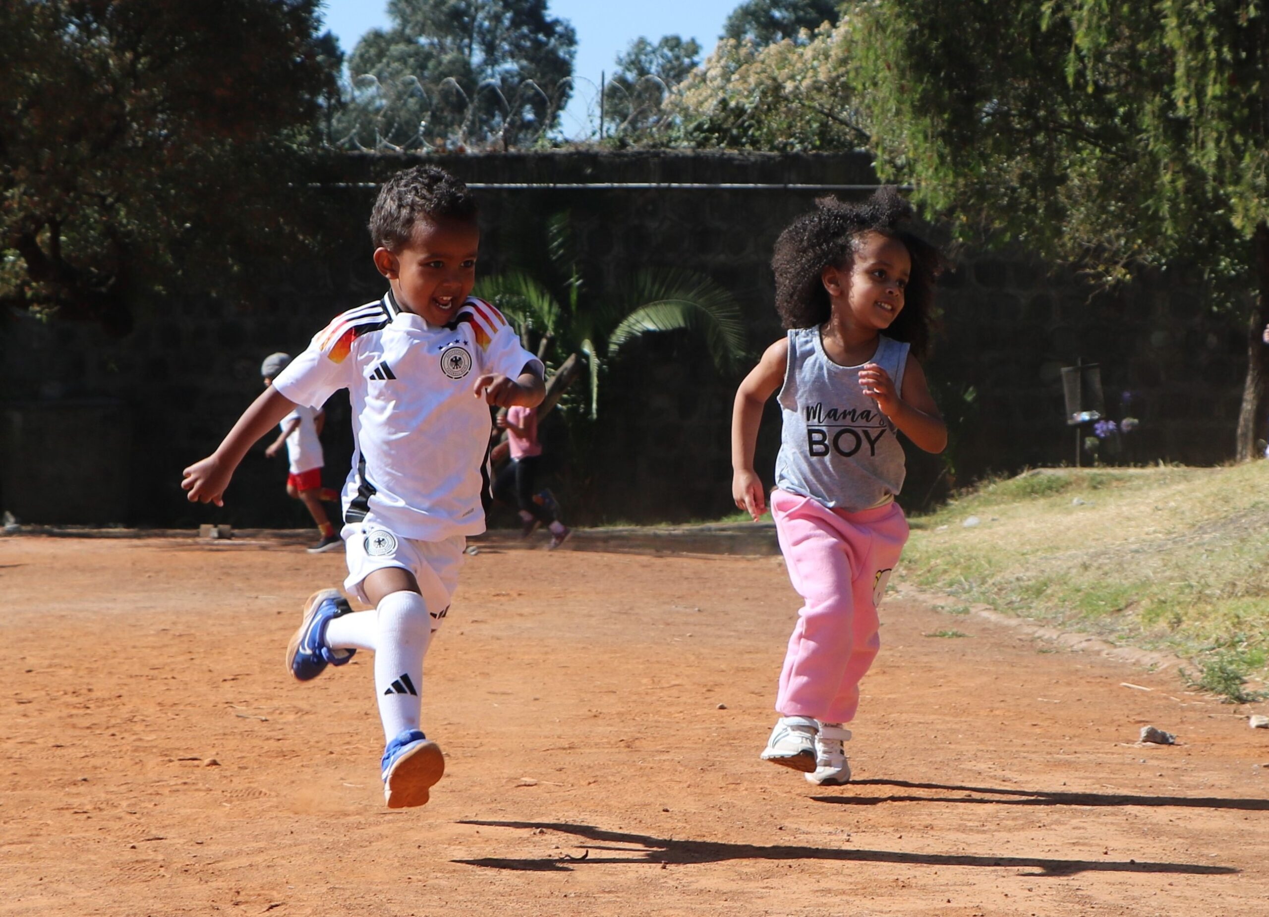 Sporty kindergarten day